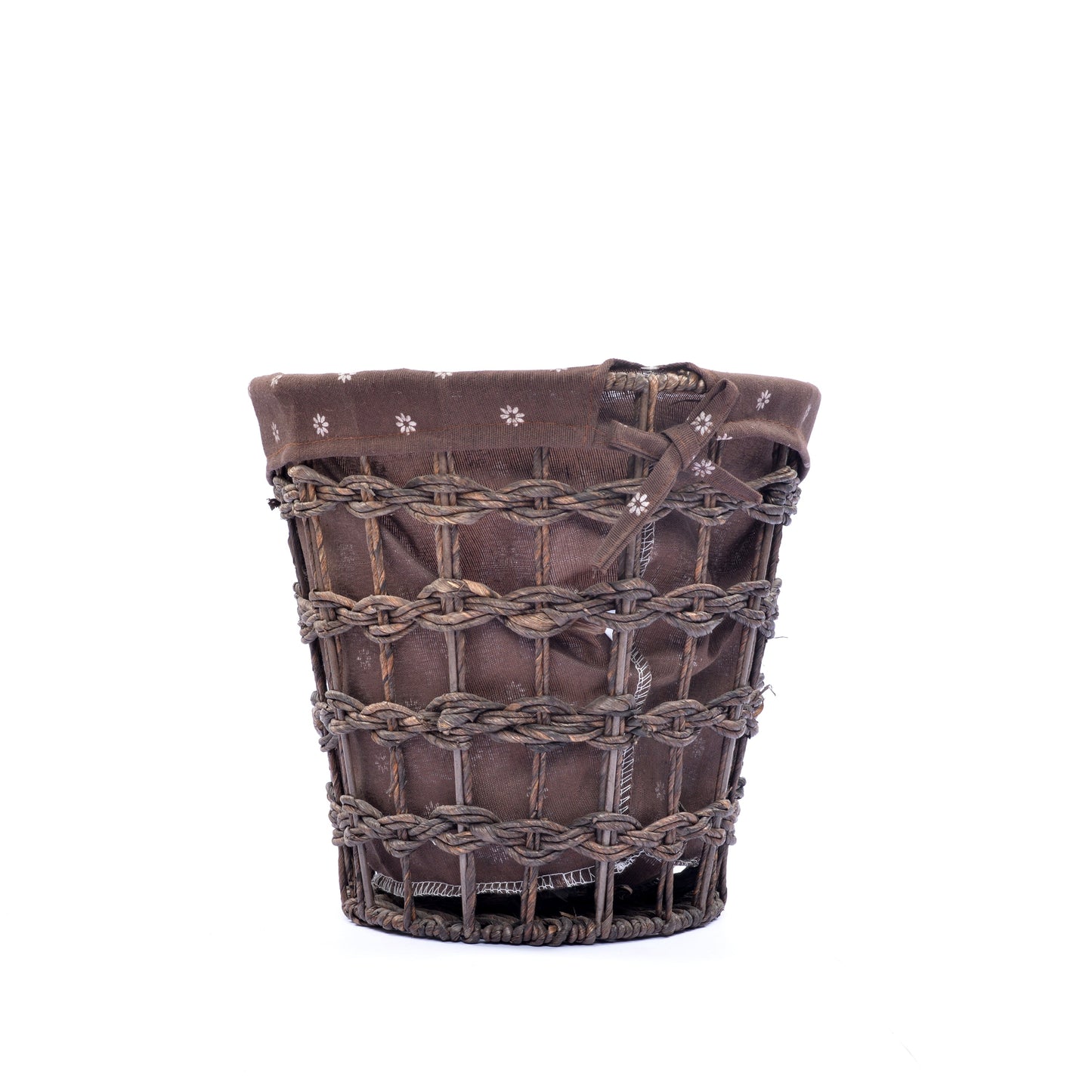 Braided Basket Fabric Lining with Tissue box