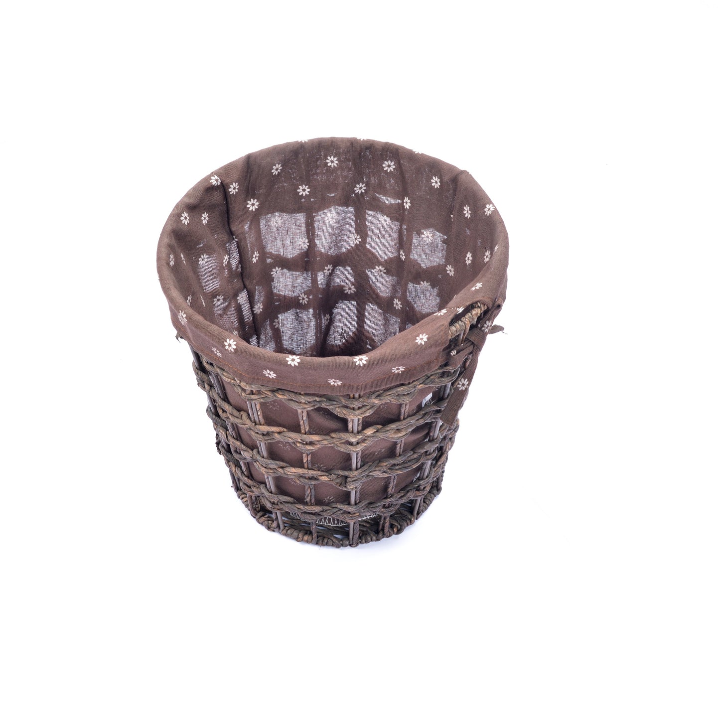 Braided Basket Fabric Lining with Tissue box