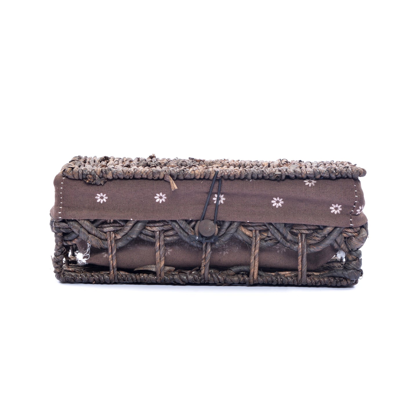 Braided Basket Fabric Lining with Tissue box
