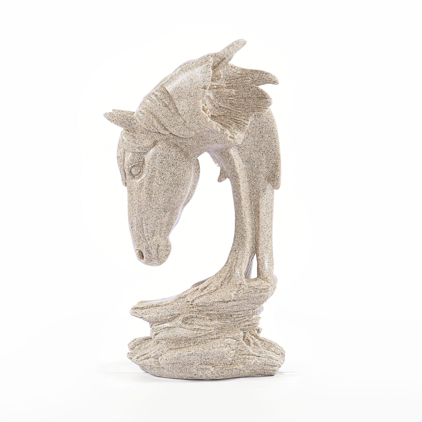 Traditional Mustang Stallion Sculpture