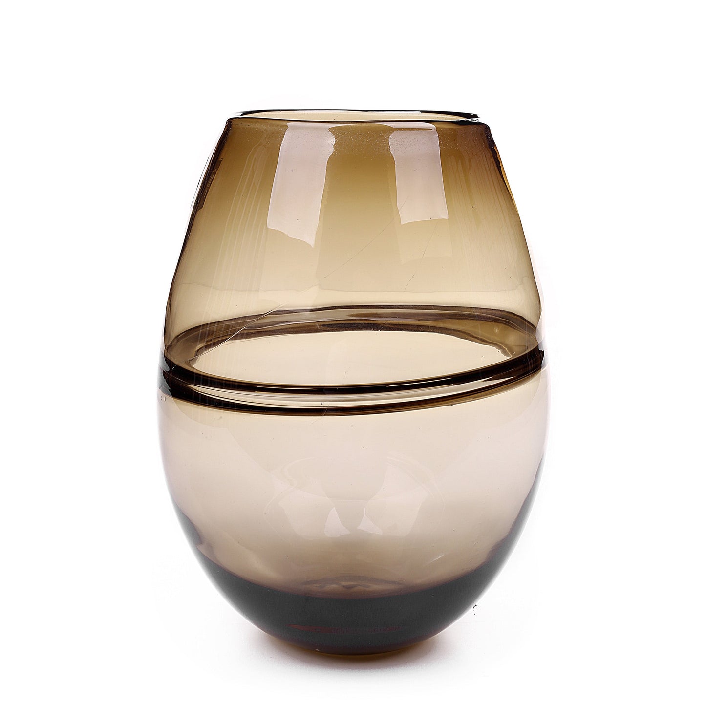 Glass Vase with Shaded Effect