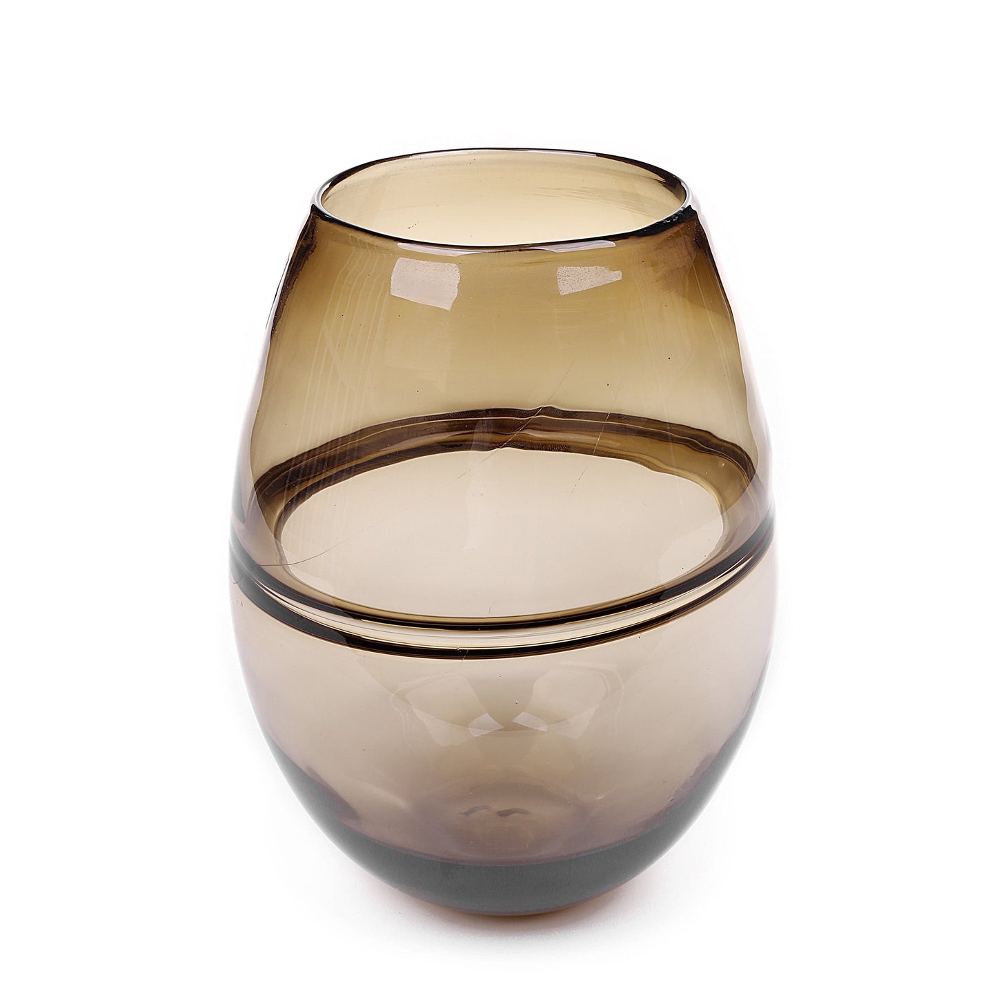 Glass Vase with Shaded Effect