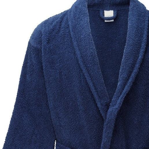 Premium Toweling Bath Robe (Blue)