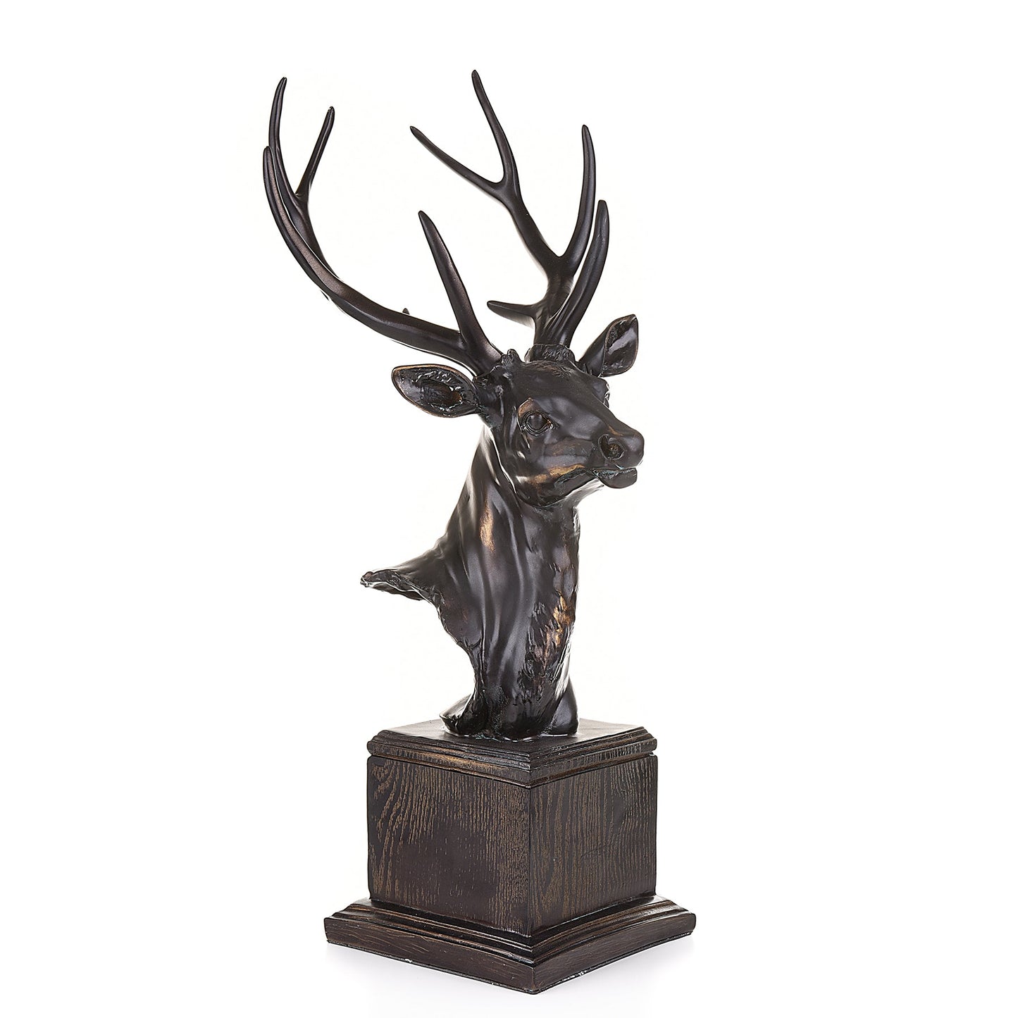 French Mid-century Carved and Painted Head Sculpture