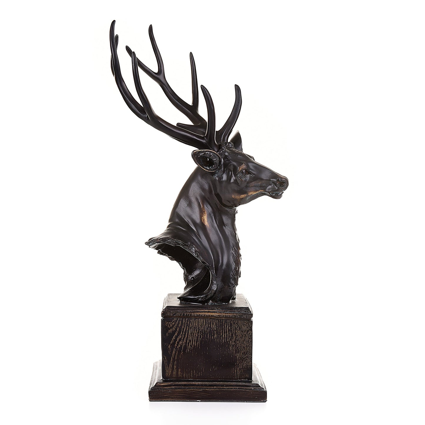 French Mid-century Carved and Painted Head Sculpture
