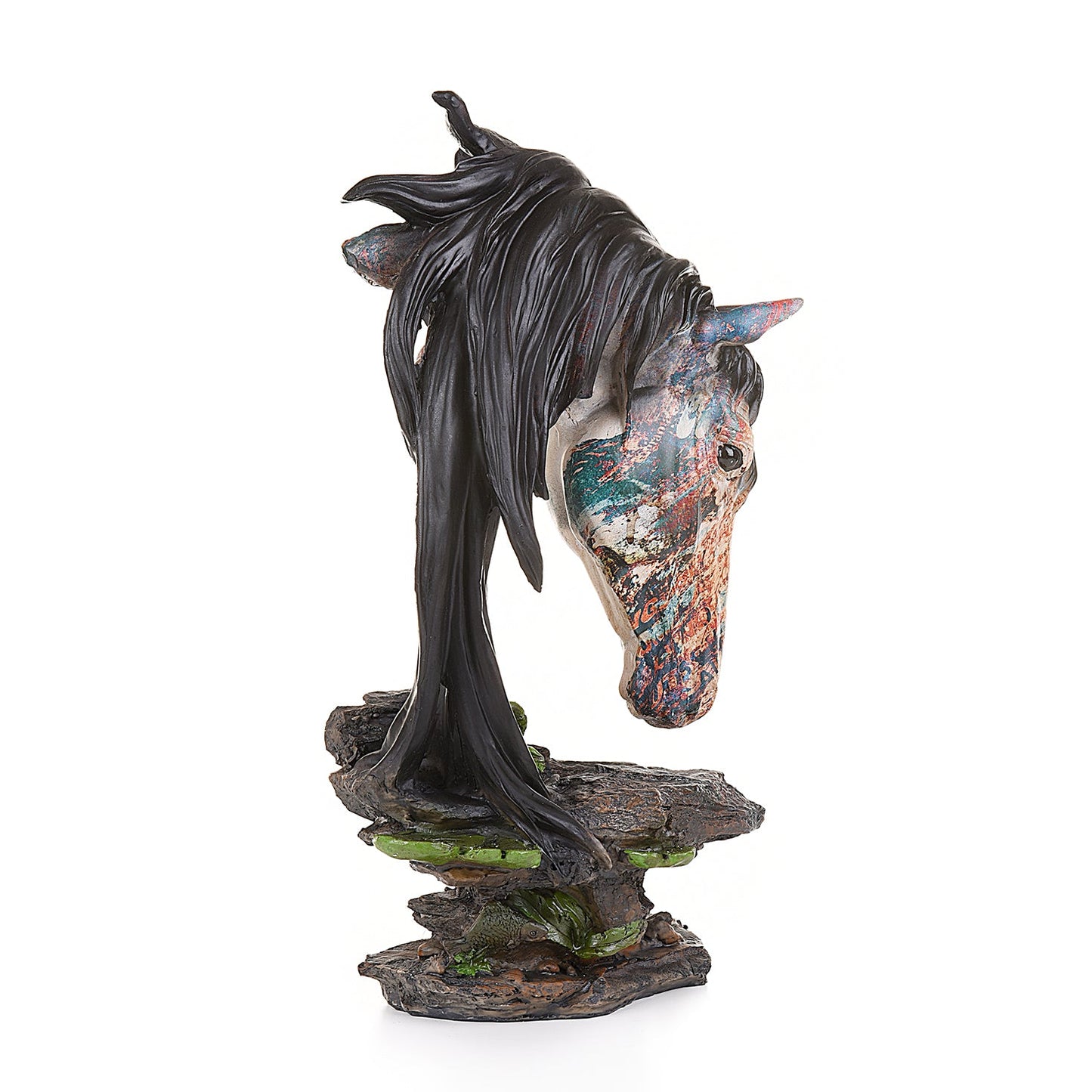 Multi-colors contemporary Horse sculpture