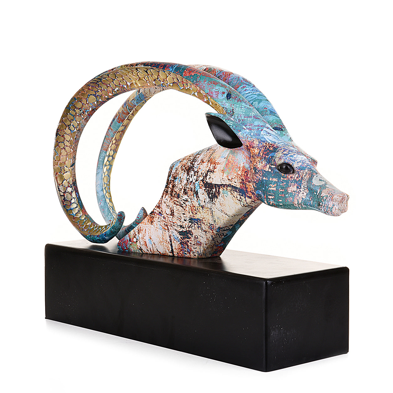 Van Howd Markhor Multi-Color Sculpture