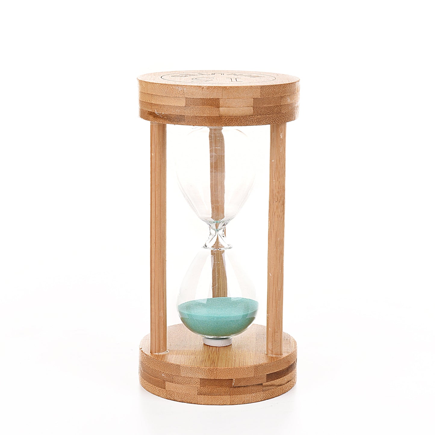 Wooden Hour Glass with Colorful Sand