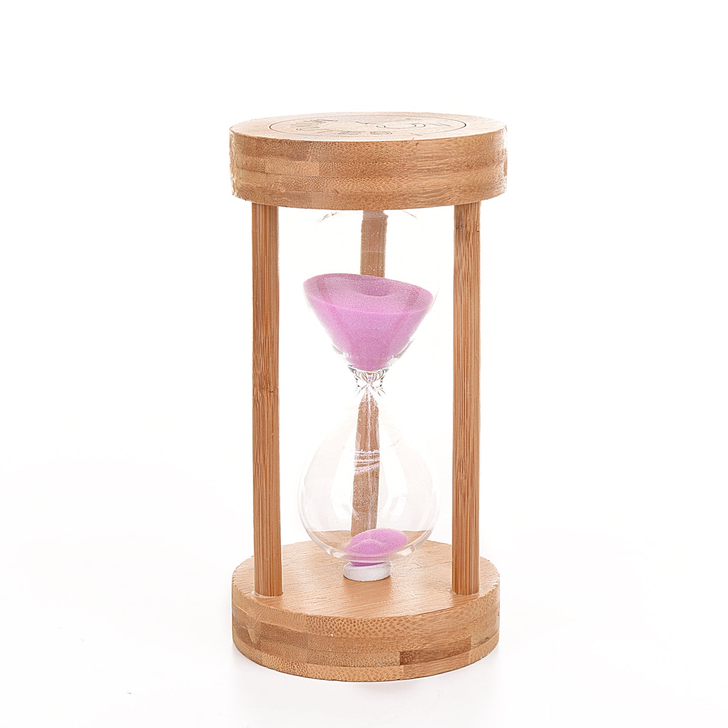 Wooden Hour Glass with Colorful Sand