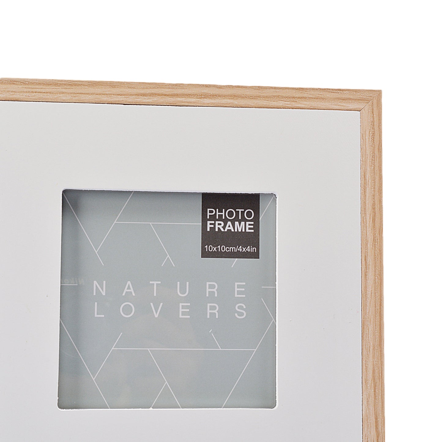 White Design Wooden Wall Hanging Photo Frame