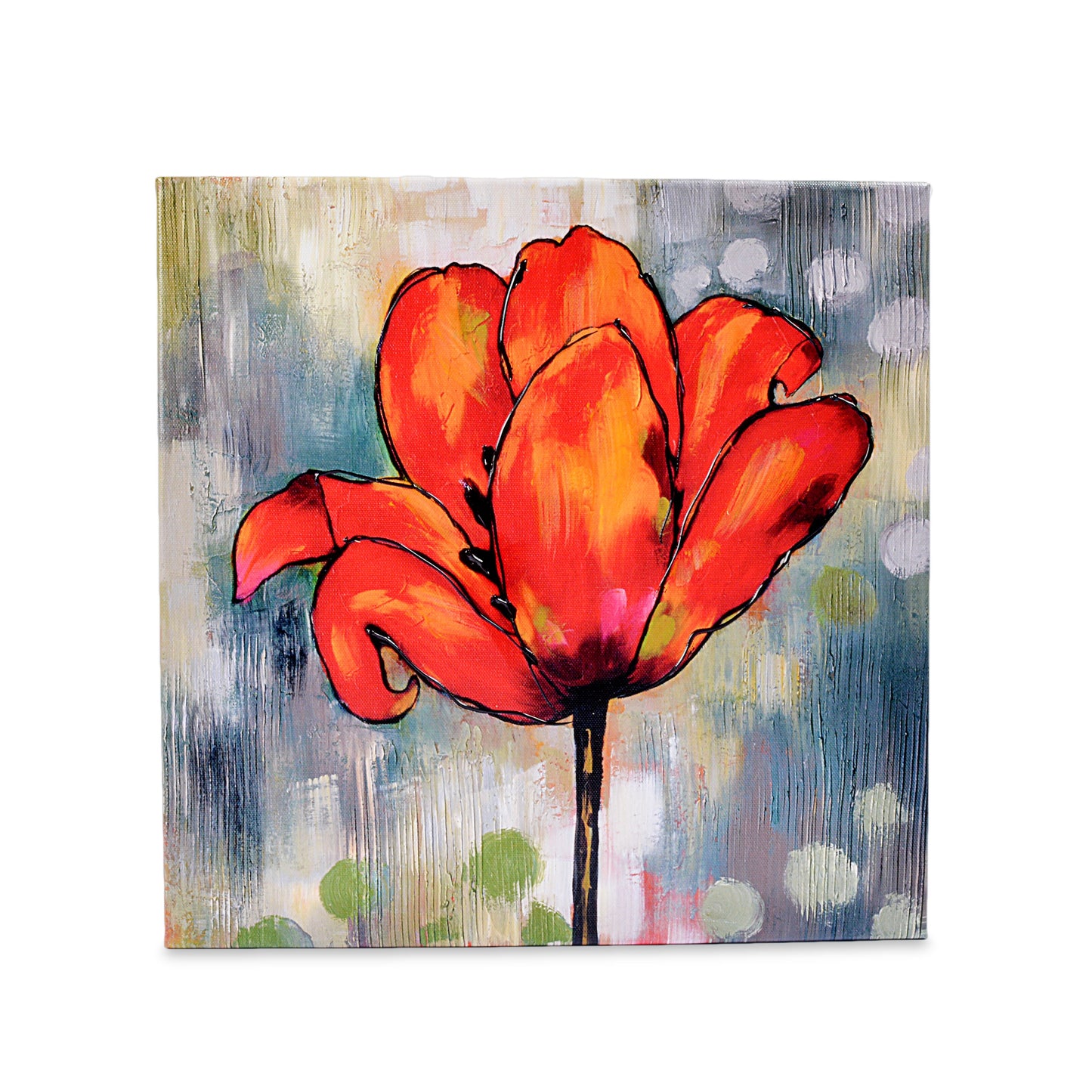 Red Lilly Wall Art Scenery