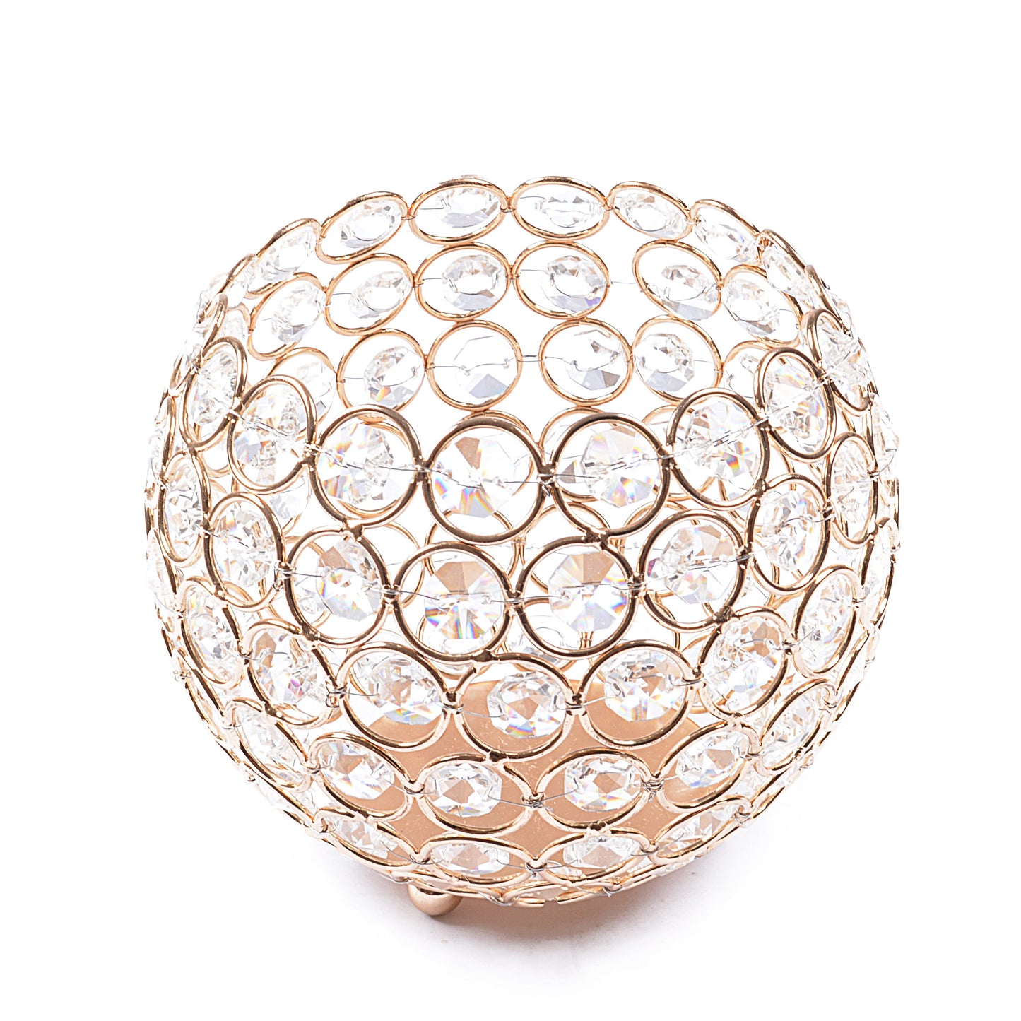 Wedding Gift Gold Crystal Bowl (Set of 3)