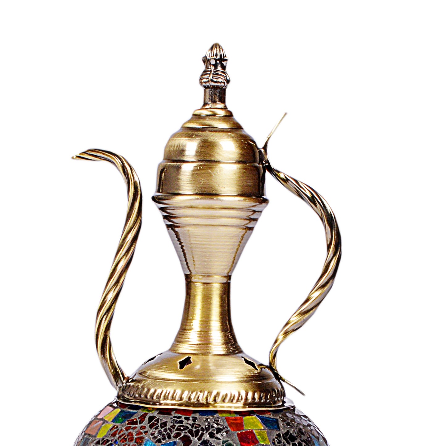 Traditional Turkish Style Mosaic Multicolored Lamp