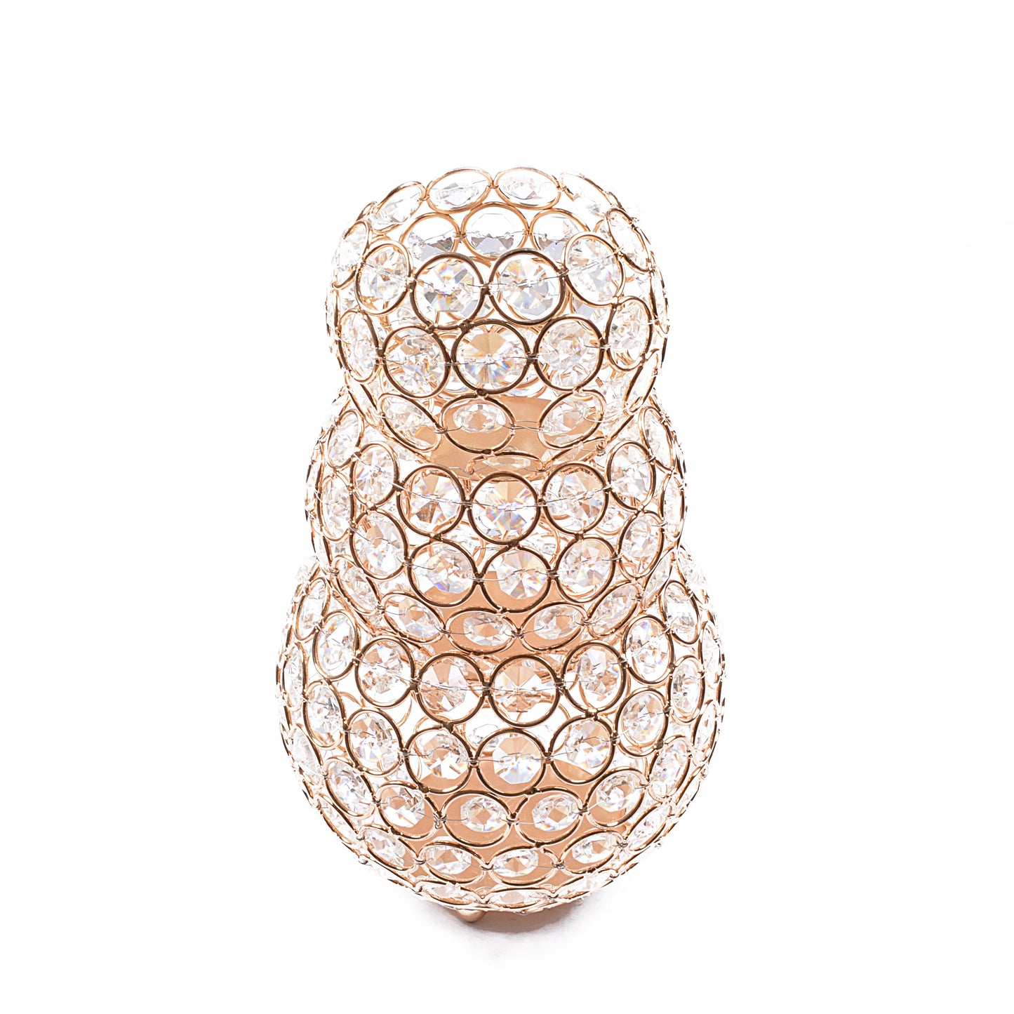 Wedding Gift Gold Crystal Bowl (Set of 3)