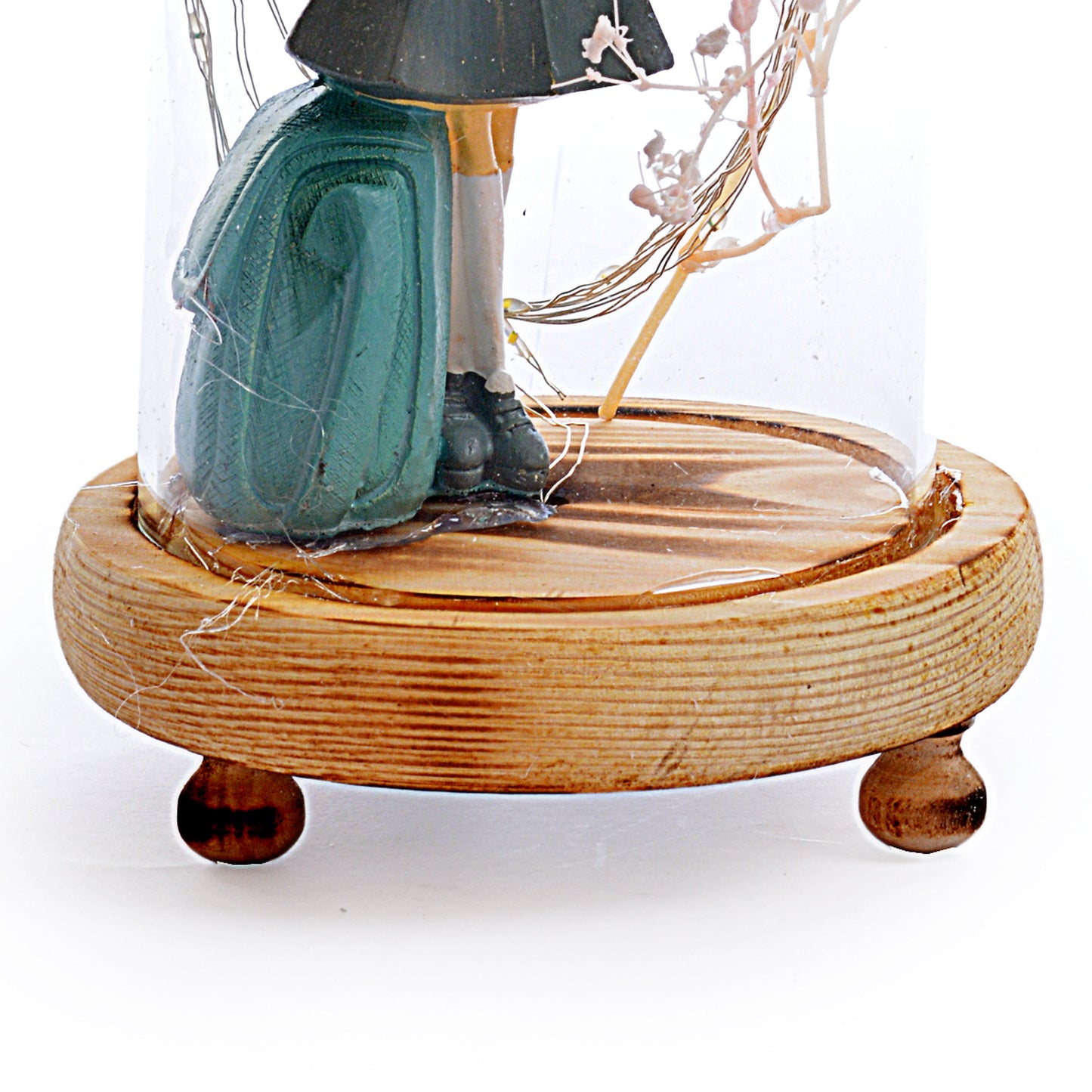 Decorative Girl Statue Design Lightning Pot Poori