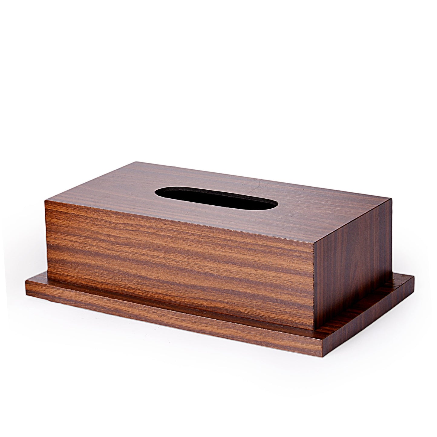 Wooden Basket with Tissue Box (Set of 2)