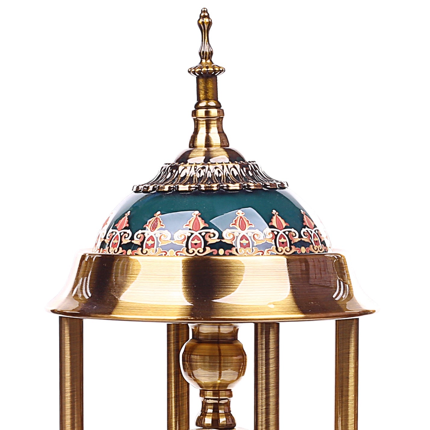Victorian Finish Time Piece With Candle Holders