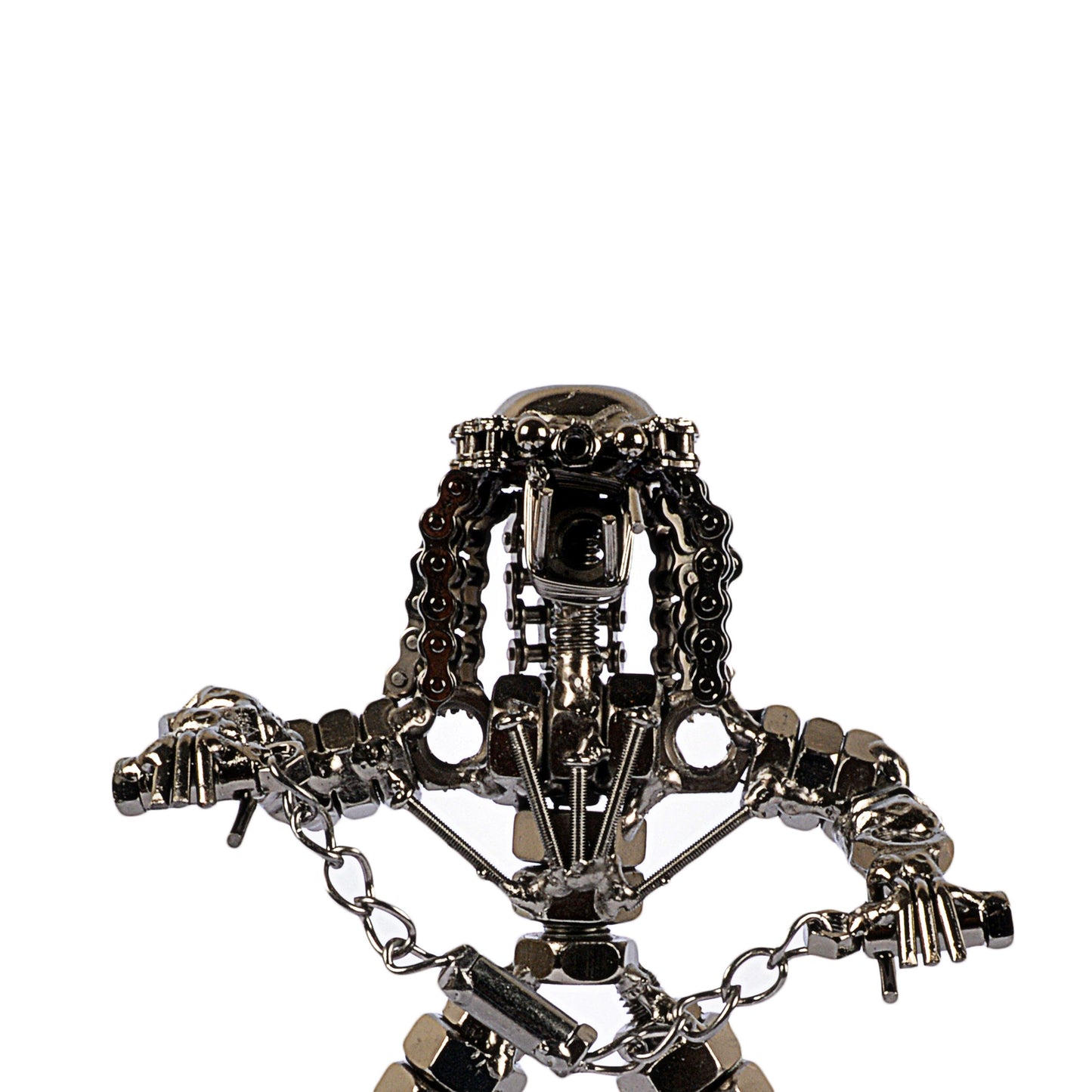 Metal Predator Statue