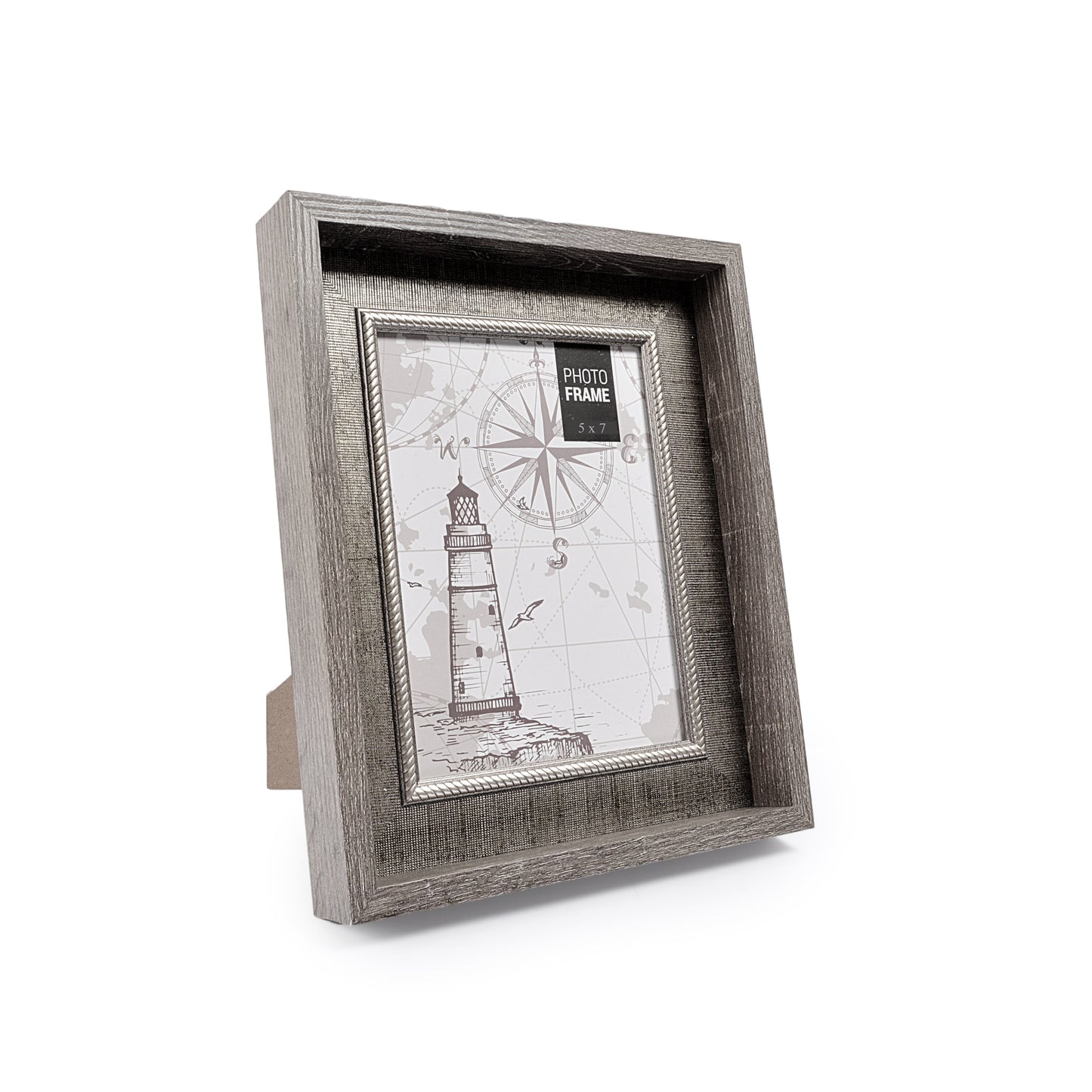 Natural Wooden Style Doted Texture Photo Frame