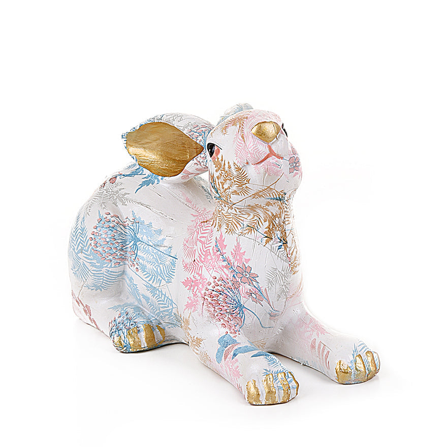 Printed art Bunny Rabbit Statues (Pair)
