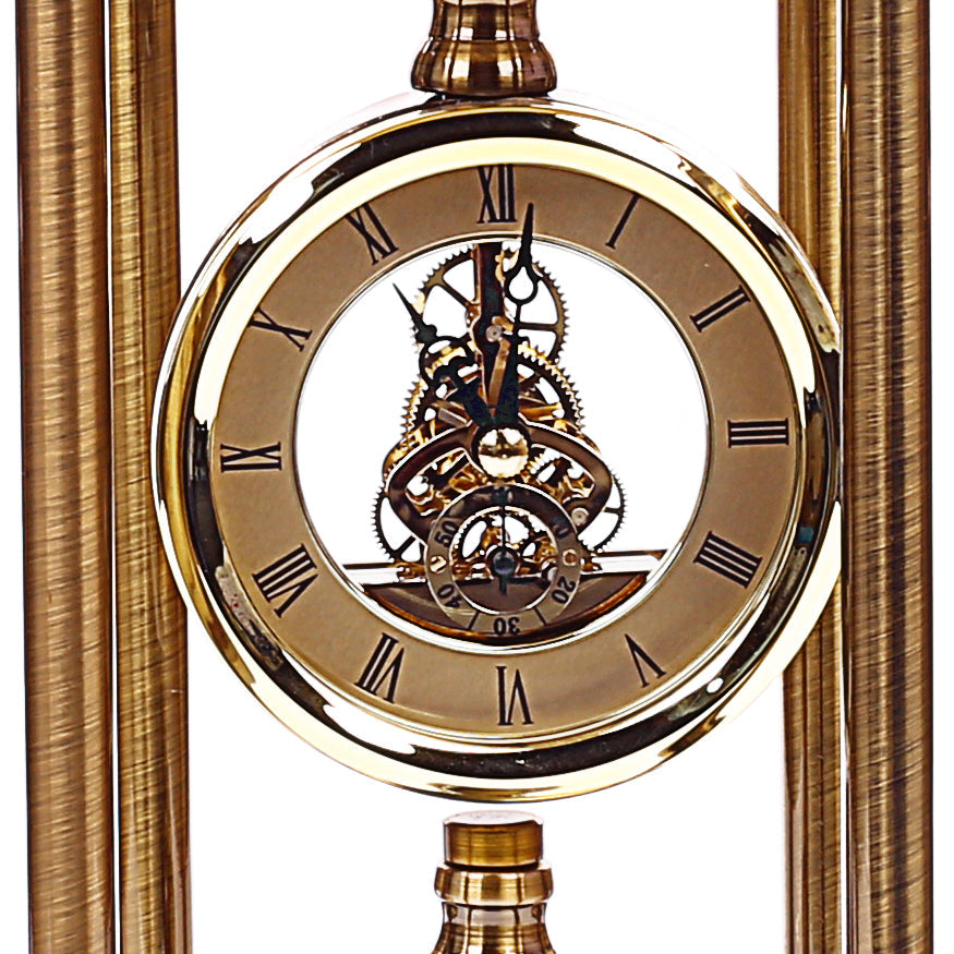 Victorian Finish Time Piece With Candle Holders