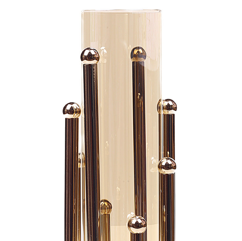 8-Pillar Design Hurricane Candle Holder