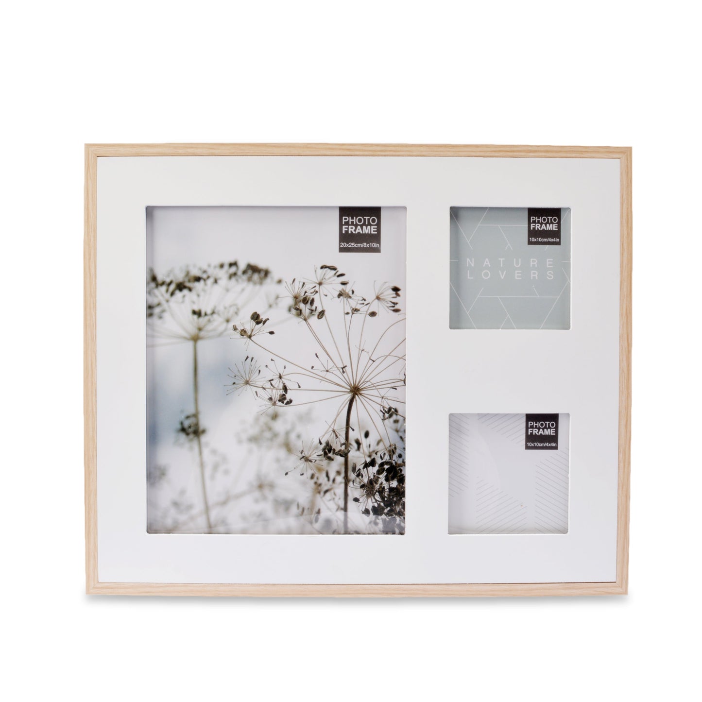 White Design Wooden Wall Hanging Photo Frame