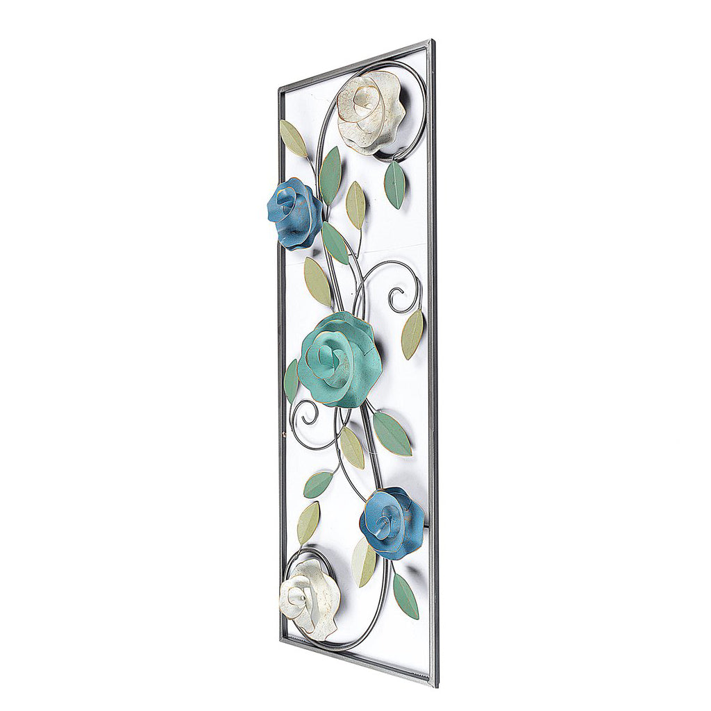 Flower Design Metal Wall Art Frame