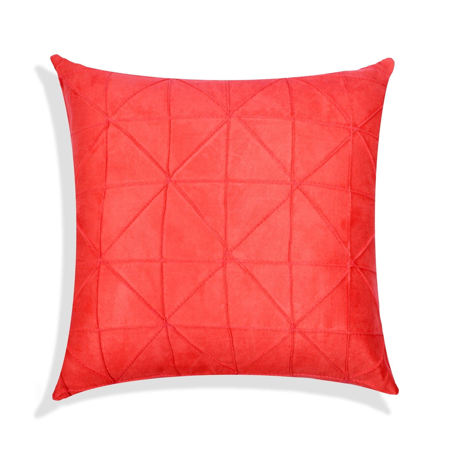 Triangle Design Red Style Cushion Cover