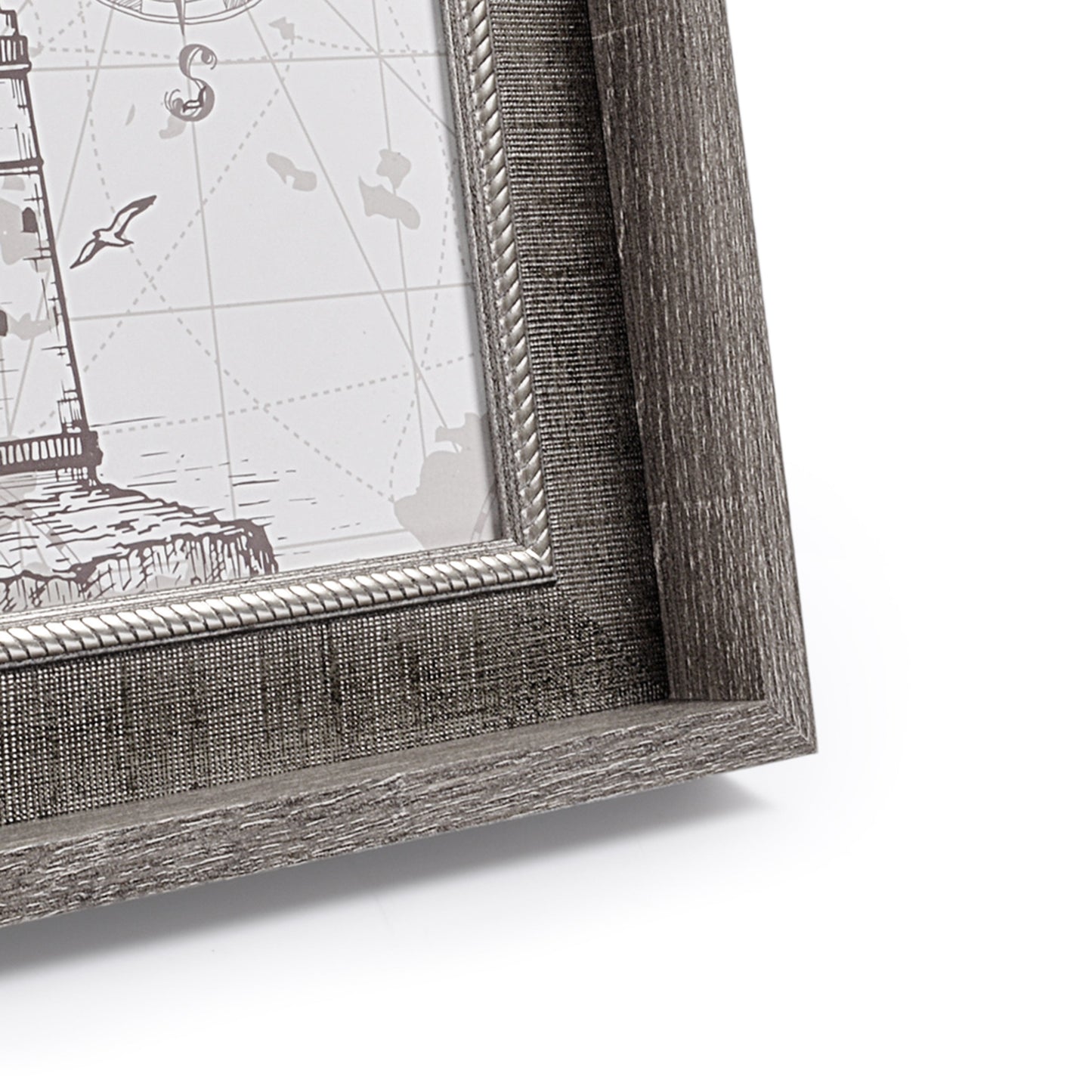 Natural Wooden Style Doted Texture Photo Frame