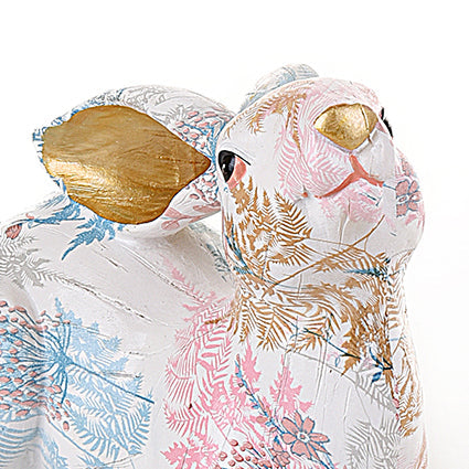 Printed art Bunny Rabbit Statues (Pair)