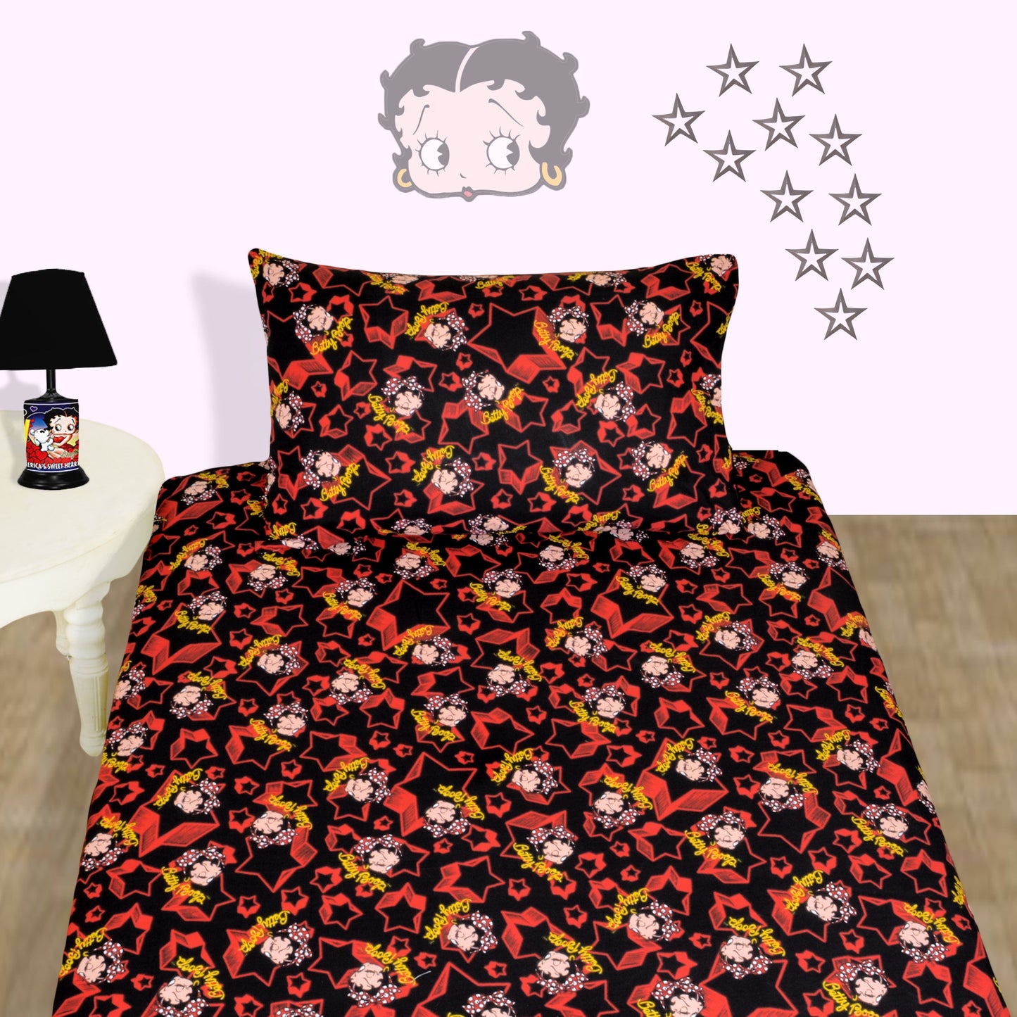 Betty Boop Classic Character Bed-sheet with Pillow case