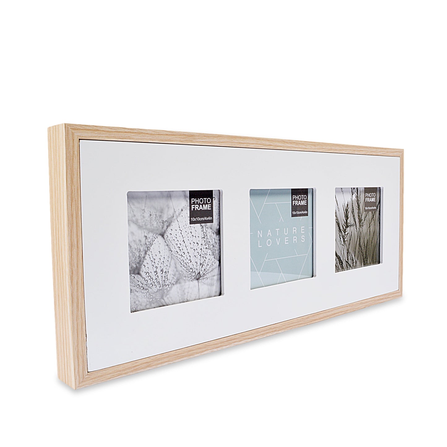 White Design Wooden Wall Hanging Photo Frame