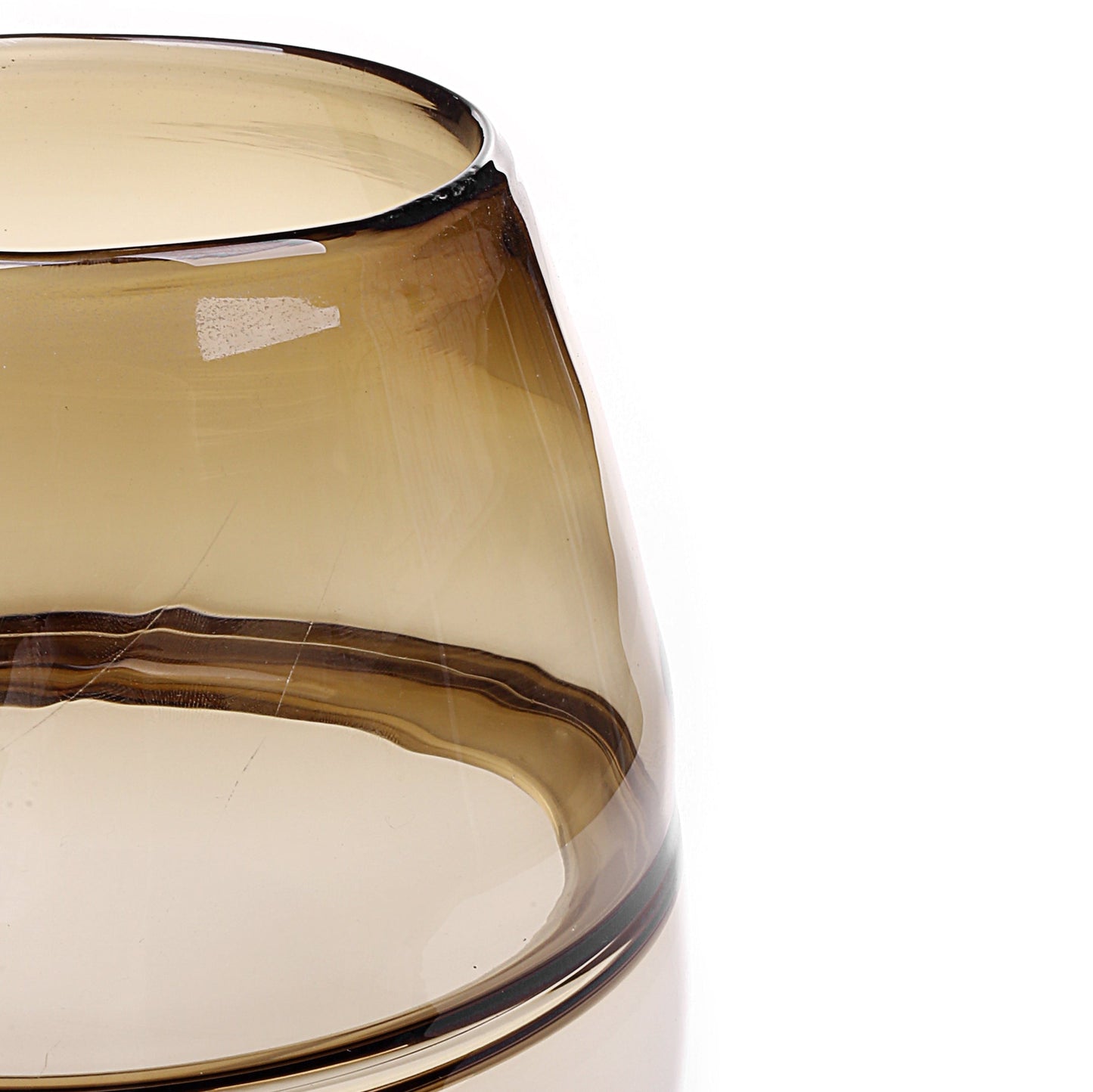 Glass Vase with Shaded Effect