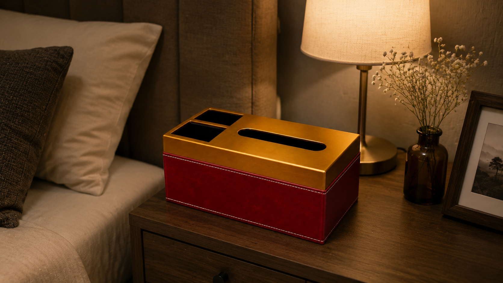 Multipurpose Metal Tissue Box