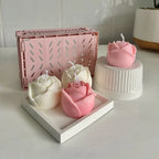 Rose Flower Candle