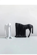 Draped Horse Sculpture