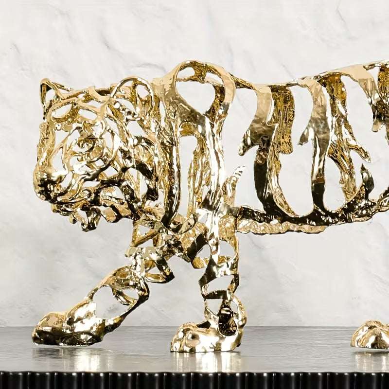 Electroplated Hollow Leopard