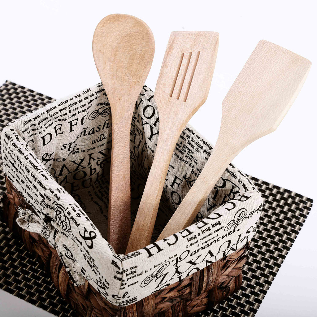 Wooden Palta & Spoon Cooking Set