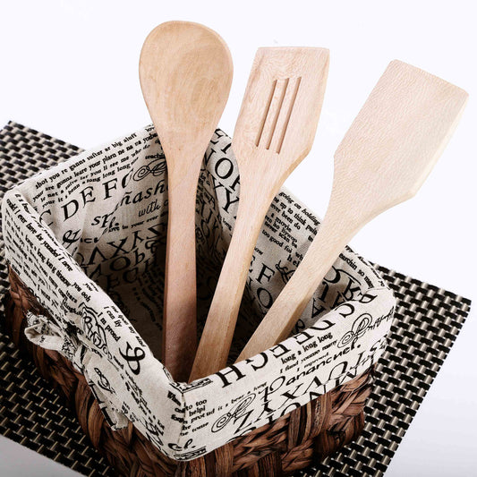 Wooden Palta & Spoon Cooking Set
