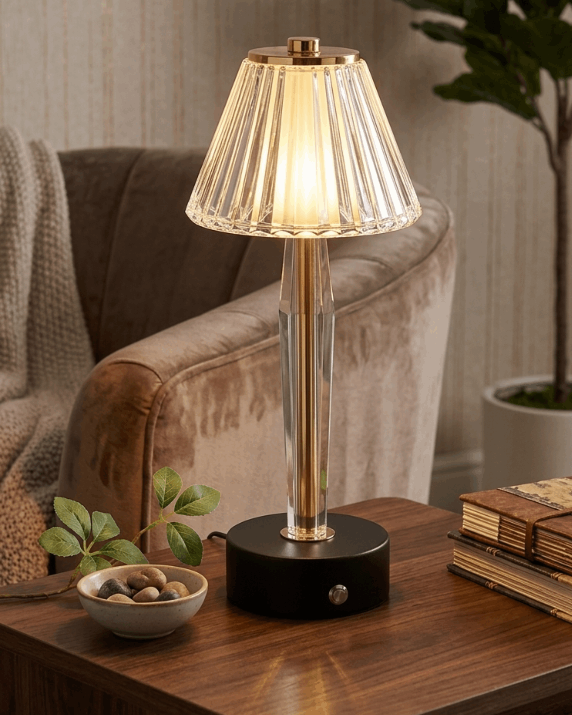 Cystal Metal LED Lamp