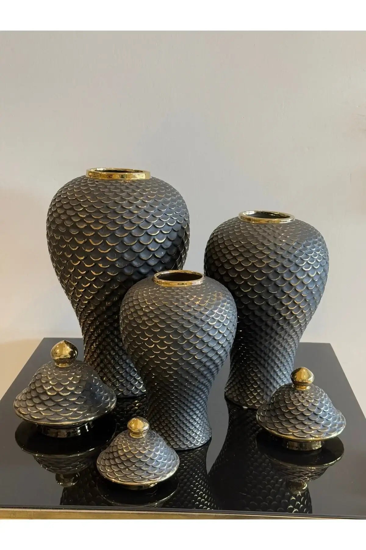 Herringbone Vase (Set of 3)