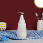 Floral Design Bathroom Set