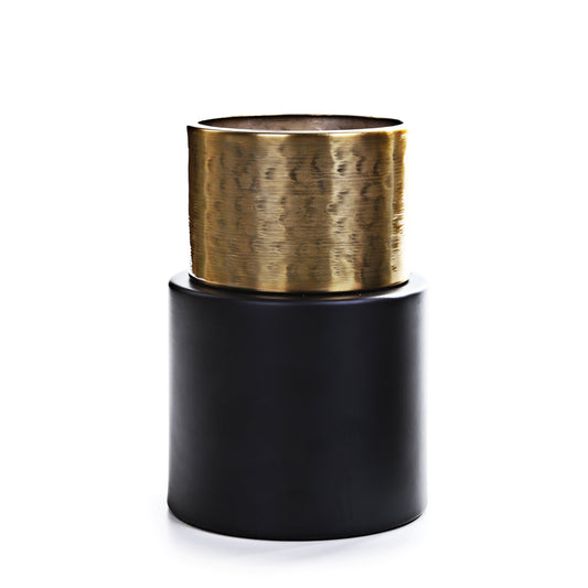 Votive Black Brass Candle Holder