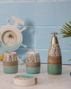 Pebble Creek Teal Bathroom Set