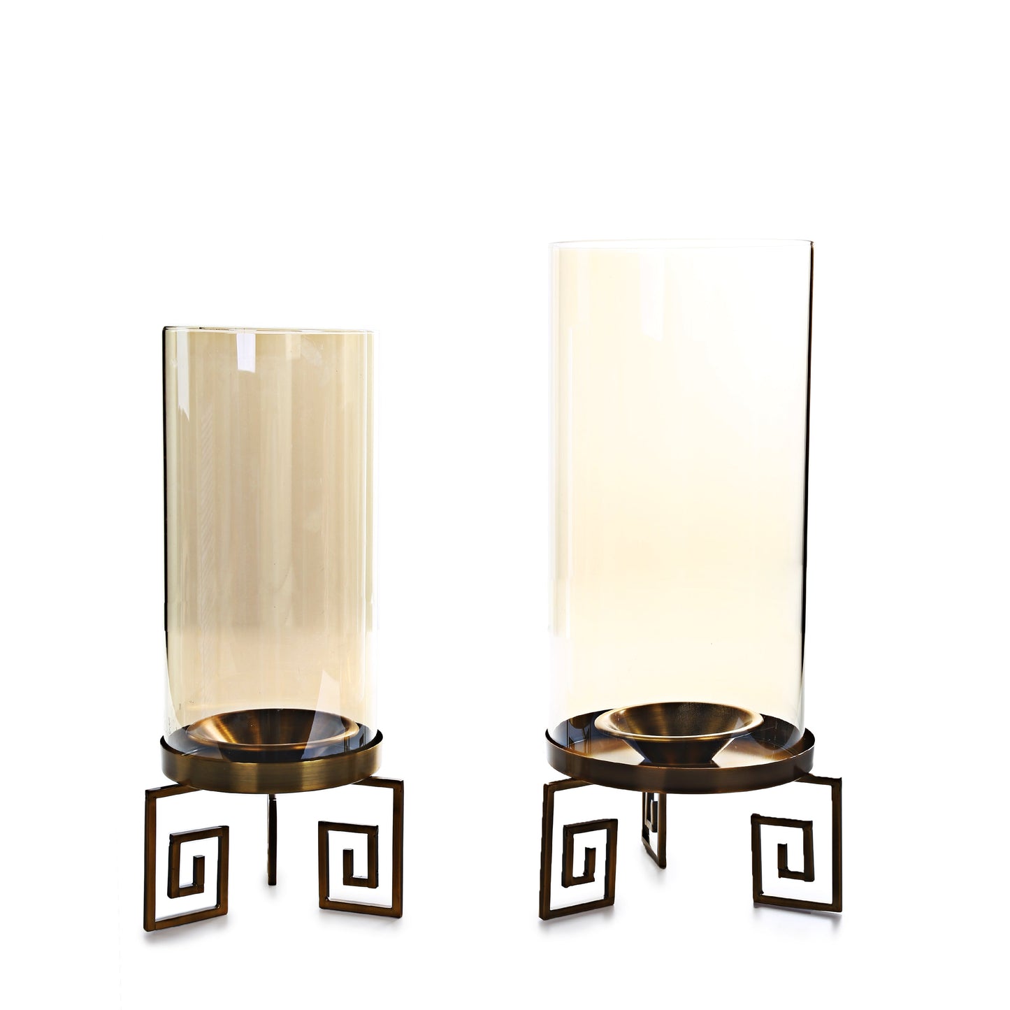 Square Spiral Hurricane Candle Holder