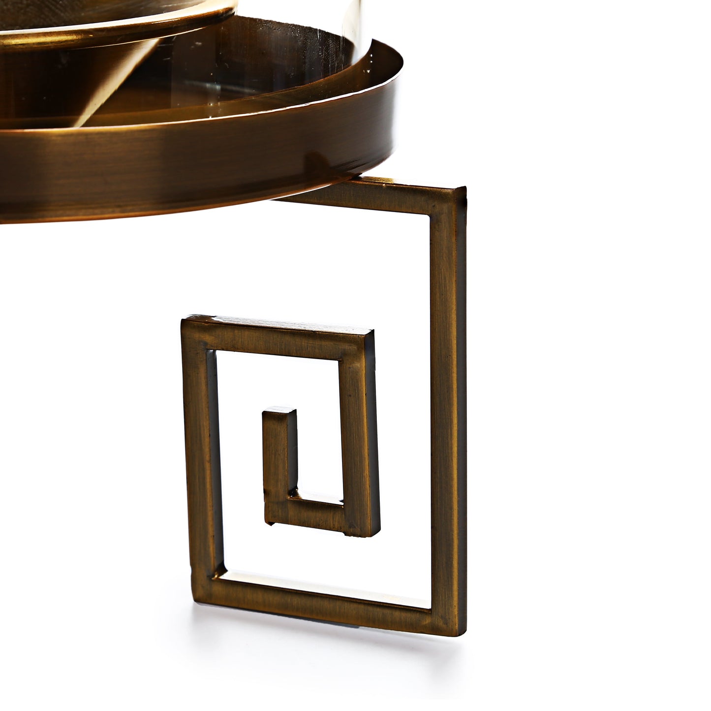 Square Spiral Hurricane Candle Holder