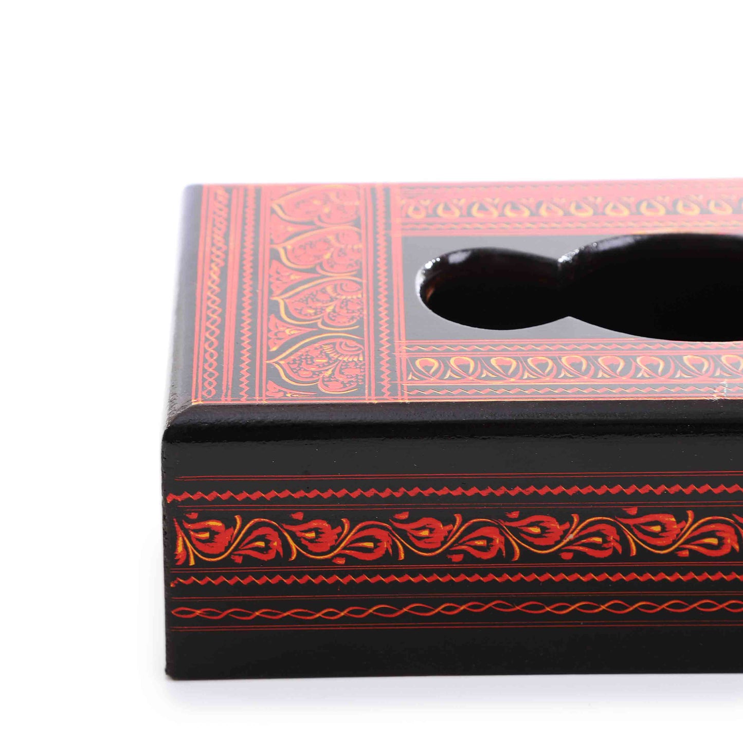 Hand Painted Wooden Tissue Box