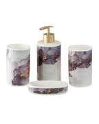Aurora Amethyst Ceramic Bath Set