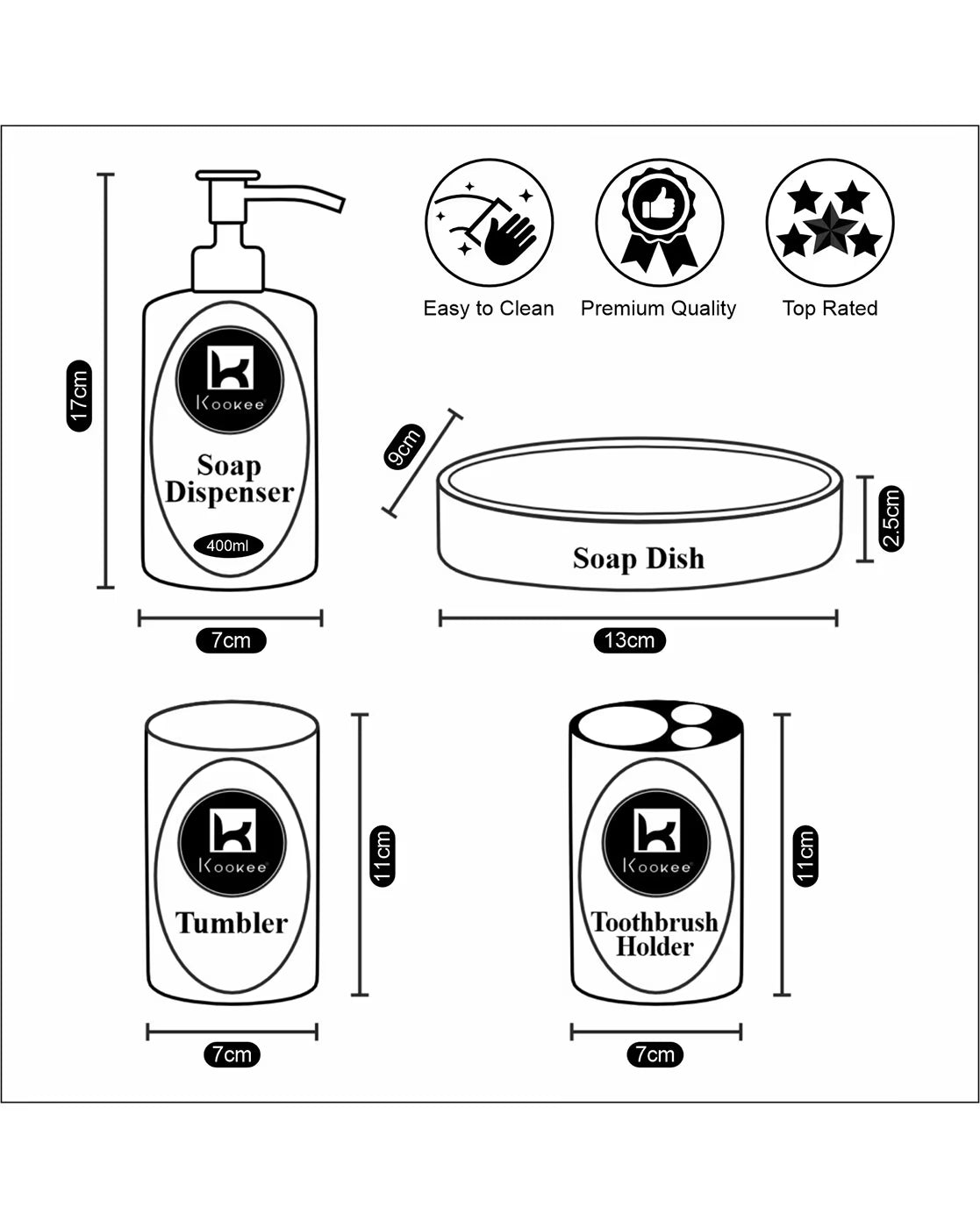 Aurora Amethyst Ceramic Bath Set